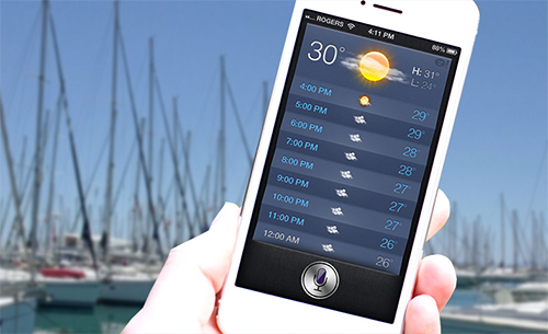 Weather on your mobile